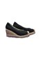 Straw&linen Wedge Heel Shoes - 3
