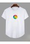 Floral Printed Original Unisex Summer T-Shirt - 3