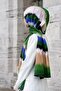 Women's Luxury Medina Silk Shawl Emerald Green