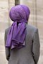 Women's Luxury Medina Silk Shawl Lilac-2