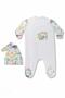 100% Cotton Patterned Baby Rompers with Hat162414