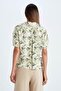 Regular Fit Patterned Short Sleeve Viscose Shirt - 7