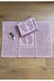 2 Purple/Burgundy Foot Towels - Set of 2, 100% Cotton Foot Towels - 2