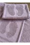 2 Purple/Burgundy Foot Towels - Set of 2, 100% Cotton Foot Towels - 4
