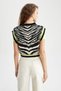 Cool Regular Fit Crew Neck Knitwear Vest - 8