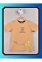 Enjoy Rabbit Print Fun and Colorful Cotton Kids T-Shirts Short Sleeve 36/1 Full Lyc Single Jersey