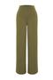 Açık Haki Wide Leg/Geniş Paça Dokuma Kumaş Pantolon TWOAW22PL0139 - 8