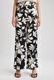 Palazzo Printed Satin Trousers Z9203az23sm - 6