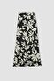 Palazzo Printed Satin Trousers Z9203az23sm - 8