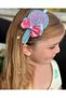 Luxury fashion giant glitter lollipop candy bow tiara female child tiara blue pink - 2