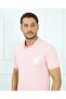 2127-1 PREMIUM PRINTED POLO NECK REGULAR FIT MEN'S T-SHIRT - 7