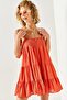 Women's Tile Rope Strap Piece Mini Casual Dress ELB-19001950