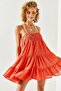 Women's Tile Rope Strap Piece Mini Casual Dress ELB-19001950 - 5