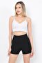 Black High Waist Recovery Short Shorts Leggings - 3