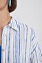 Oversize Fit Printed Short Sleeve Shirt A9133ax23sm - 8