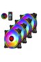 Specter Pro Sessi̇z 4X120Mm Controlled Argb Fan Set Case Fan