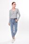 Button Detailed Fitted/Body Stretchy Knitted Blouse - 3