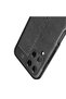 Samsung Galaxy M32 Case with Camera Protection Leather Look Stitching Detail Silicone Cover Niss - 6