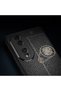 Huawei Honor 70 Case with Camera Protection Leather Look Stitching Detail Silicone Cover Niss - 3