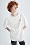 Comfort Fit Crew Neck Printed 100% Cotton T-Shirt Z2455az23sp - 7