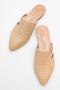 PESA Cream Straw Stone Women's Slippers - 2