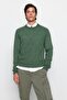 Mint Unisex Fit Yünlü Bisiklet Yaka Reglan Kol Dokulu Triko Kazak TMNAW22KZ0290 - 2