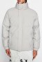 Stone Oversize Fit Stand Collar Winter down Coat Tmnaw24Mo00012 - 4