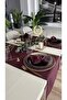 Royal Linen Textured Plum Short Runner 1 Piece (Napkin Not Included)