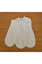 Women's White Booties Socks 3 Pairs Super Quality - 2