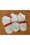 Women's White Booties Socks 3 Pairs Super Quality - 6