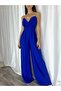 Imported Crepe Fabric Strap Wide Leg Jumpsuit Dress (Colorful) - 2