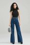 Diva Non-Fading Lycra Super High Waist Loose Cut Loose Jeans - 2