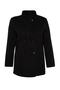 Black Regular Fit Double-Closure High-Neck Wool Blend Coat Tbbaw24Dd00010 - 6