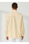 Comfort Fit Button Collar Dark Yellow Men's Shirt - 5