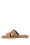 Ds21046.K 3Fx Brown Women's Flat Slippers - 3
