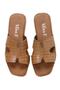 Ds21046.K 3Fx Brown Women's Flat Slippers - 4
