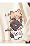 Hi Cats Printed Ecru Hooded Special Design Kids Tracksuit Set - 3