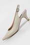 WOMEN'S BEIGE GENUINE NATURAL LEATHER HEELS NUMBER 35-40 - 7