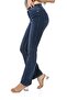 Lory Dark Blue Spaghetti Jeans High Waist Power Lycra Jeans - 4