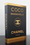 2 Pack Decorative Book Box Look Coco Black Gilding & Dior Hat Woman Themed - 2