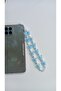 Mini Butterfly Detailed Pearled Phone Charm Phone Ornament - 3