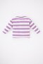 Baby Boy Striped Crew Neck Combed Cotton Long Sleeve T-Shirt - 4