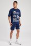 Fit NBA Golden State Warriors Licensed Oversize Fit Crew Neck 100% Cotton T-Shirt - 5