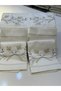 Duvet Cover Set Double, Embroidered Cotton Satin Duvet Cover Set Consist of 6 Pieces - 2