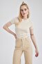 Fitted Ribbed Camisole T-Shirt (26 Sp) - 4