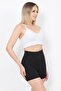 Black High Waist Recovery Short Shorts Leggings - 4