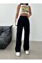 Black Cargo Pocket Trend High Waist Colorfast Quality Plus - 5