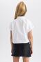 Girl's Crop Poplin Short Sleeve Shirt B0785a823hs - 8