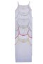 Girl's Combed Cotton Undershirt with Rope Strap, Pack of 6