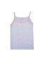 Girl's Combed Cotton Undershirt with Rope Strap, Pack of 6 - 7